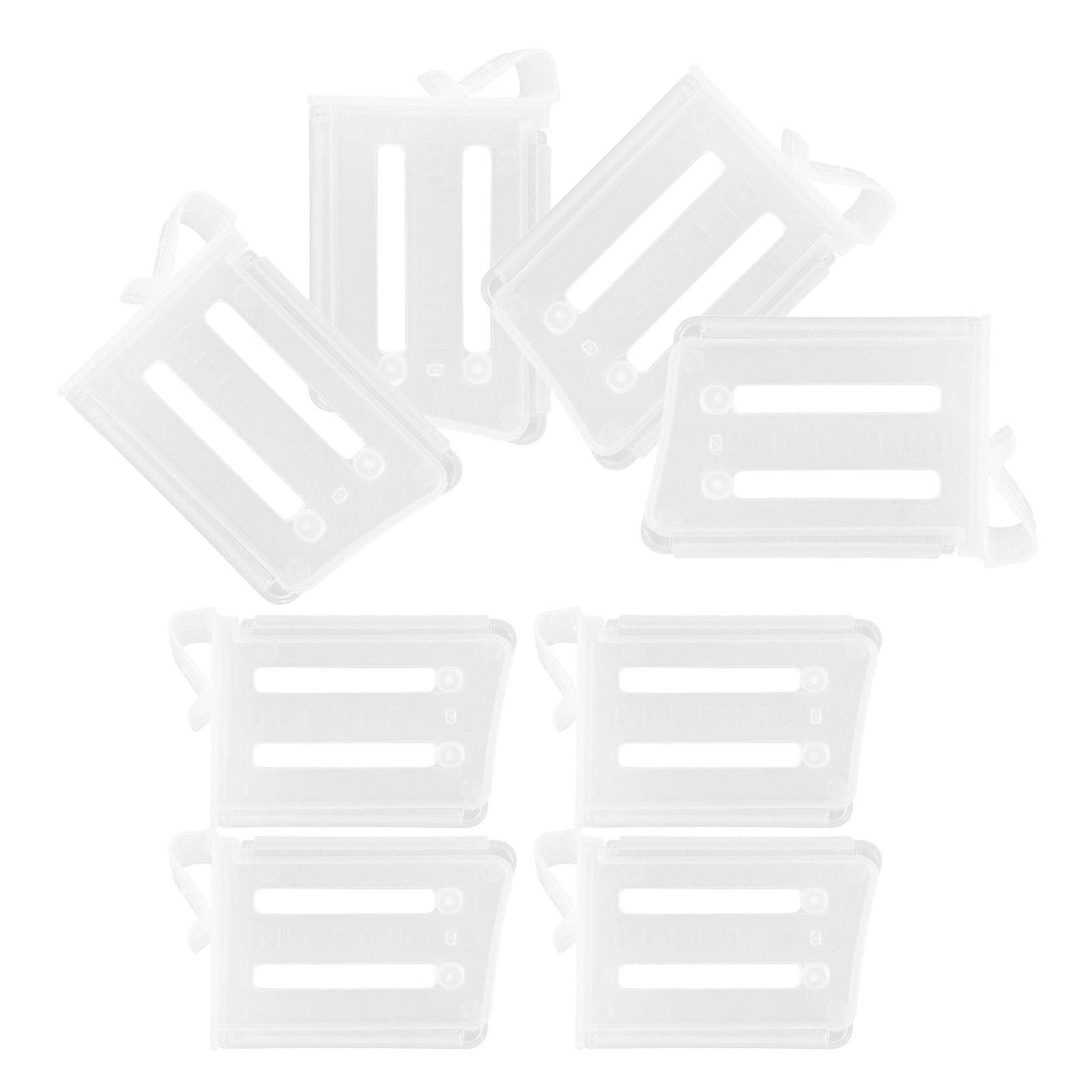 Food Storage With Dividers - 冷蔵庫の側面に取り付ける仕切り板8枚セット。交換可能な家庭用冷蔵庫用仕切りで、食品の整理や収納に便利。引き出し用の仕切りとしても使用可能。