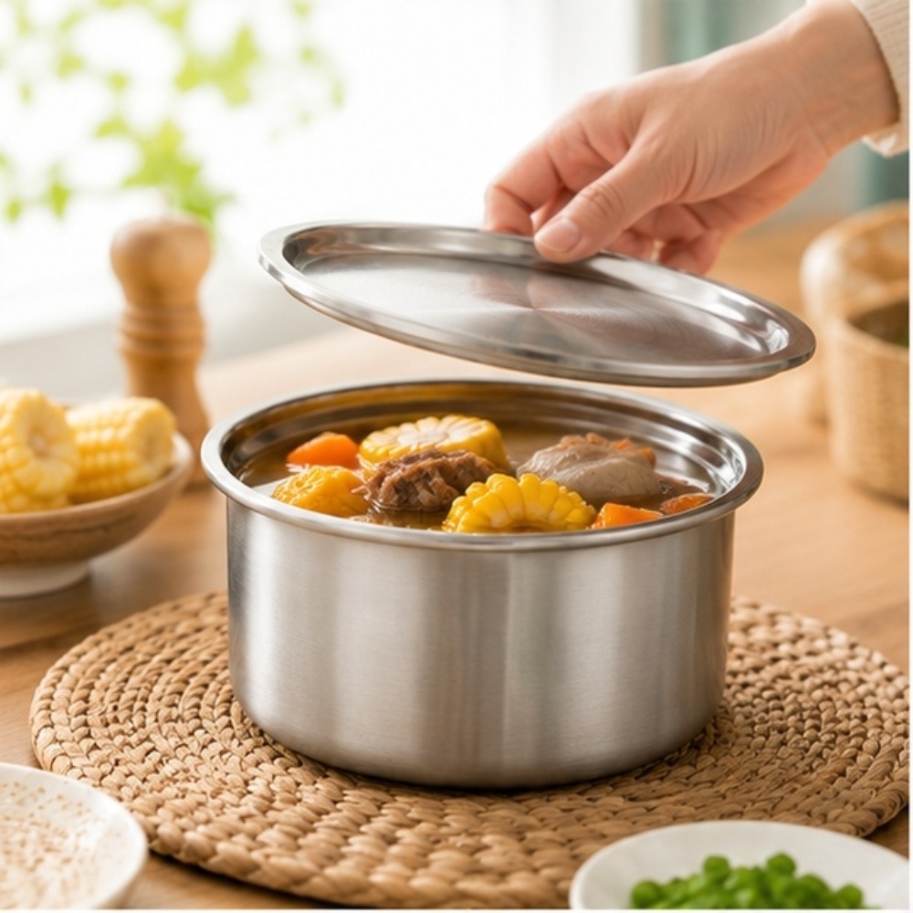 Food Storage Meals - 304ステンレス鋼製蓋付きラメキン、蒸し卵、ベビーフードボウル、プリン、デザート、エアフライヤー、ベーキング、食事準備、保存容器、RV用