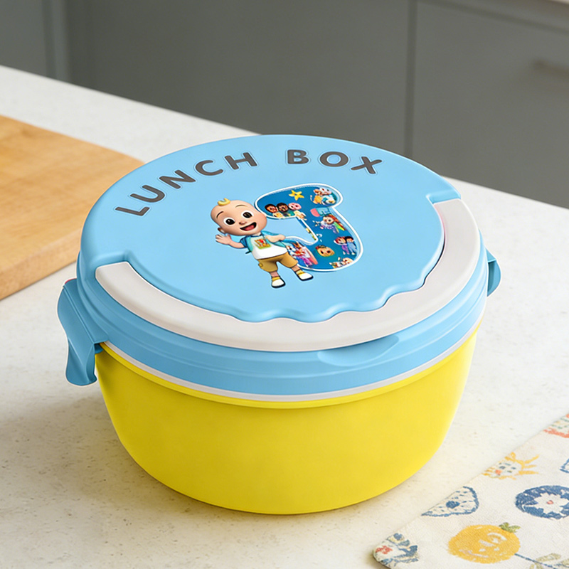 Food Storage Meals - Cocomelons ランチボックス ポータブル弁当食事ケース ボーイズ フルーツ食品収納ボックス 電子レンジ