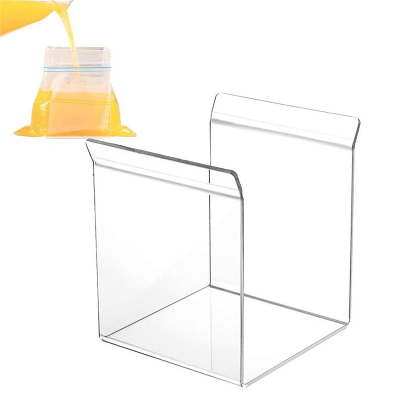 スーパーセール ジッパー式バッグホルダー キッチン食品スナッ - Food Storage Bag のレビューと価格
