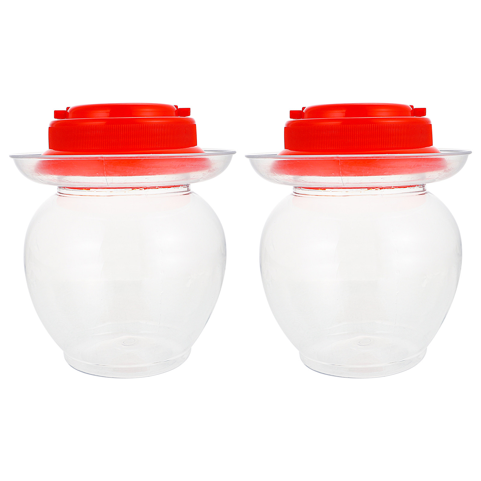 2個入り、家庭用プラスチック製密閉保存容器、キッチン用、気密 - Food Storage Containers のレビューと価格