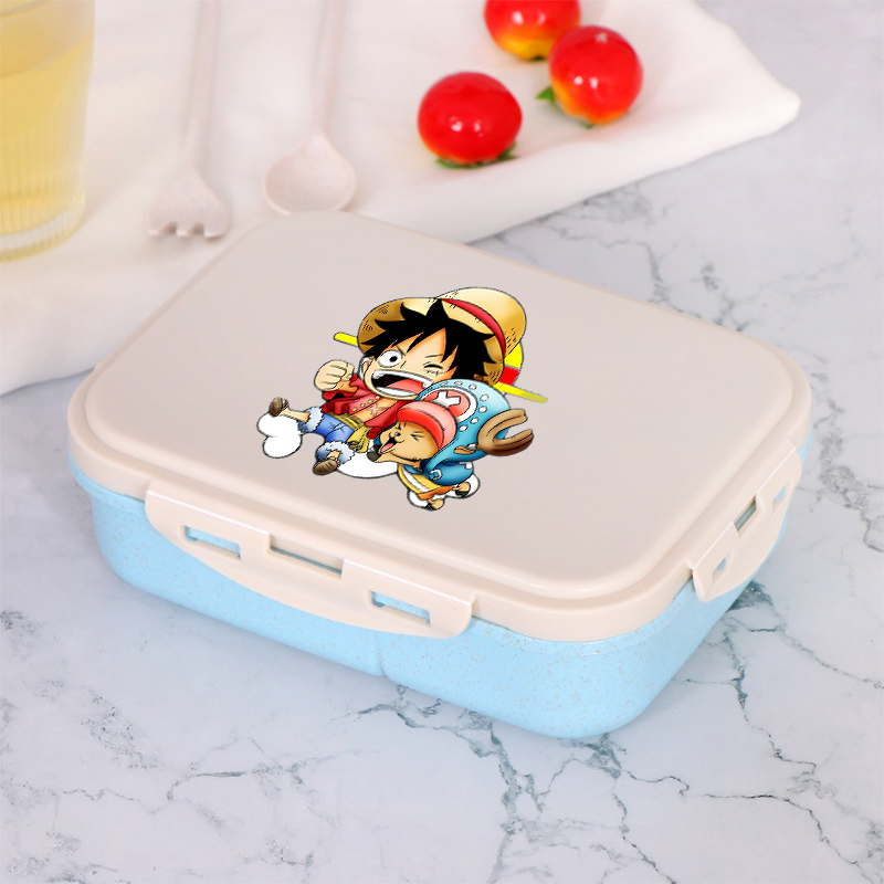 ワンピース少年少女弁当弁当箱ポータブル食品ボックス電子レンジ - Food Storage Containers のレビューと価格