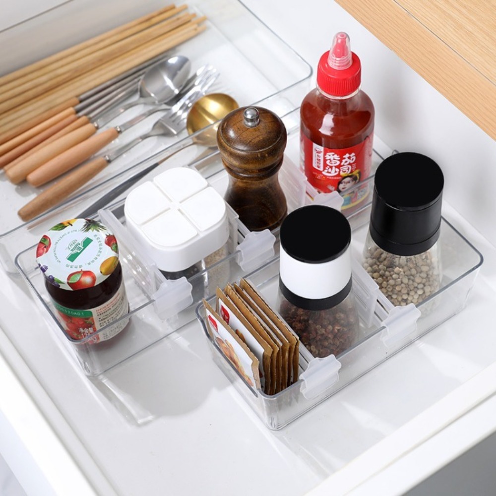 1/4個入り調整可能冷蔵庫スペースディバイダー拡張可能なドリ - Food Storage With Dividers のレビューと価格