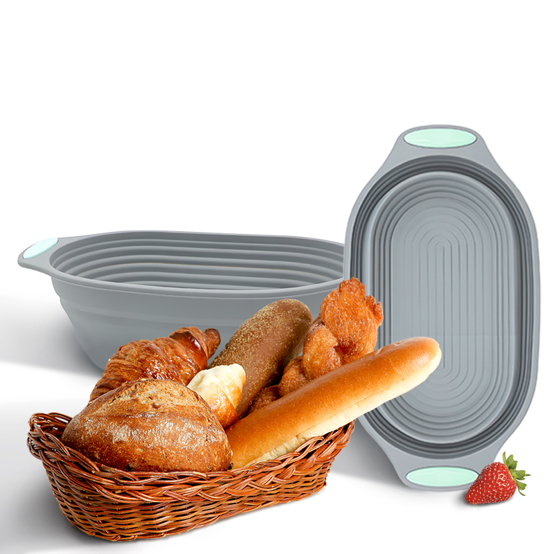 1PC シリコン製折りたたみ式バンネットパン発酵バスケット  - Food Storage With Dividers のレビューと価格