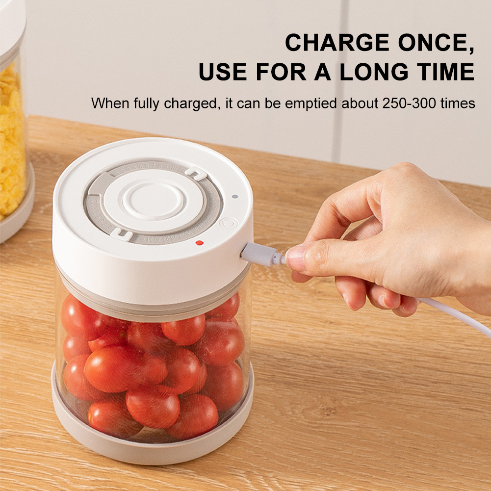 キッチン防湿ガラスコーヒー豆ジャー自動インテリジェント真空保 - Food Storage Meals のレビューと価格