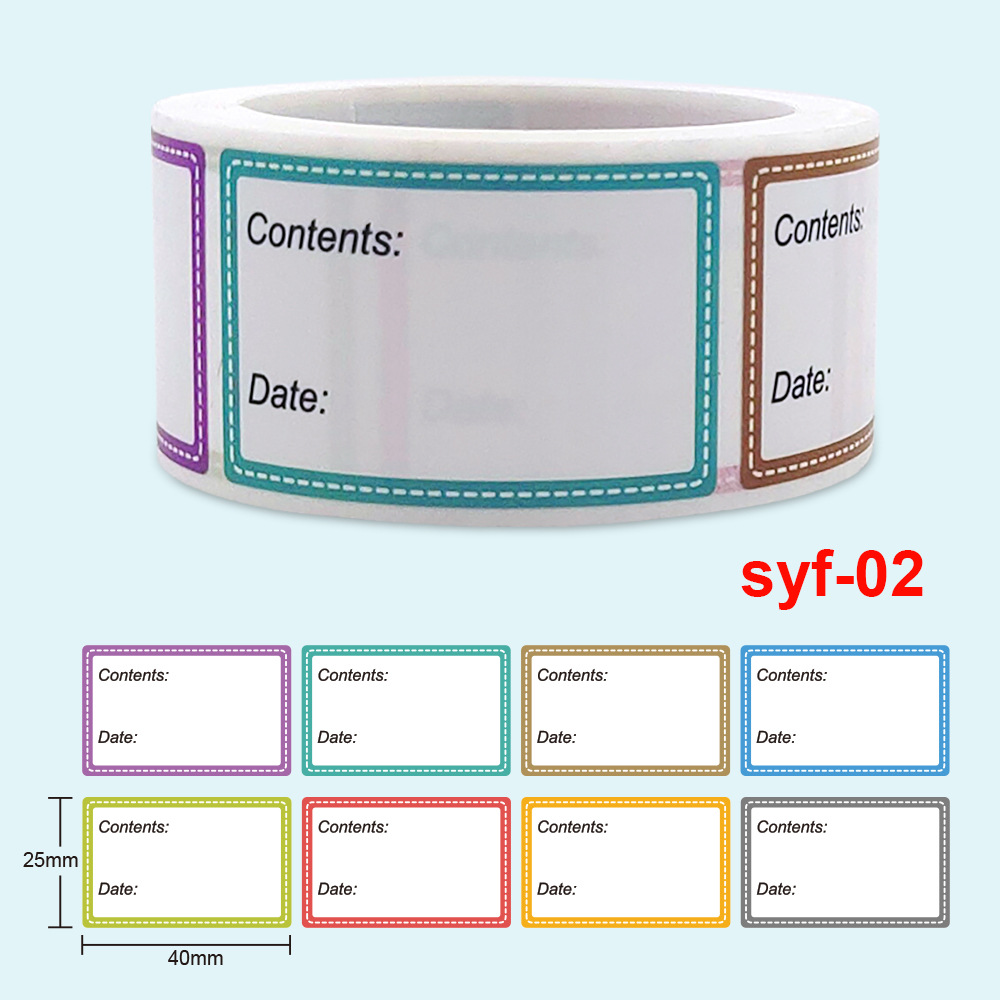 安全な日付食品カタログ保管自己粘着ラベルステッカーキッチン冷 - Food Storage Labels のレビューと価格