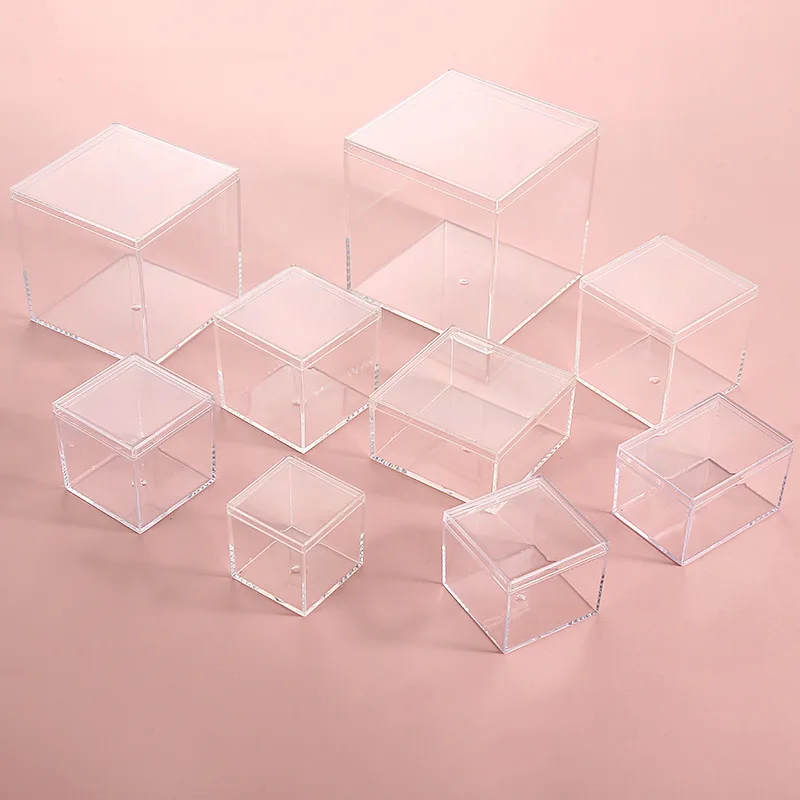 12 個透明アクリルボックスカバー付きプラスチックオーガナイ - Food Storage With Dividers のレビューと価格