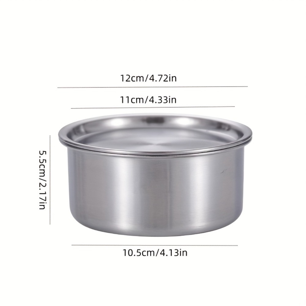 304ステンレス鋼製蓋付きラメキン、蒸し卵、ベビーフードボウ - Food Storage Meals のレビューと価格