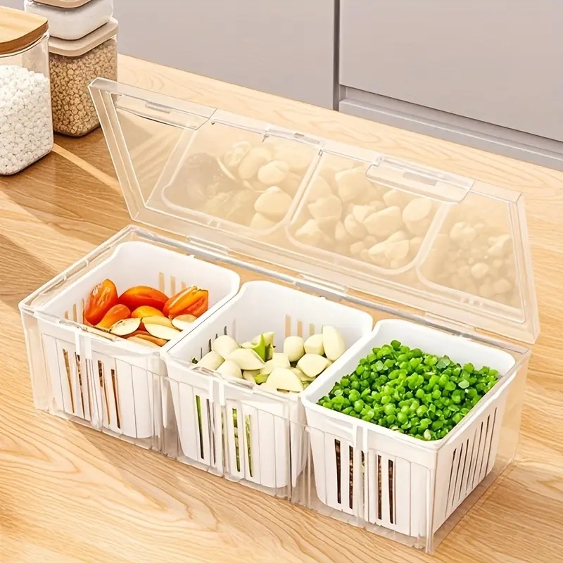1個入りコンパートメント付き食品保存容器、キッチンやピクニッ - Food Storage With Dividers のレビューと価格