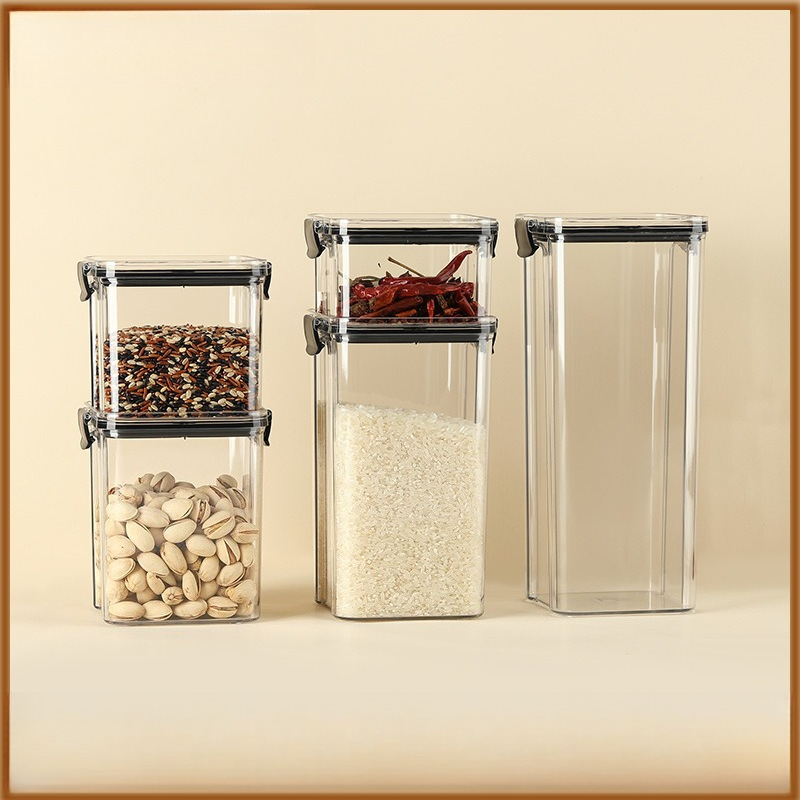 1個入り、厚みのある透明プラスチック製、密閉式の保存容器。お - Food Storage Containers のレビューと価格