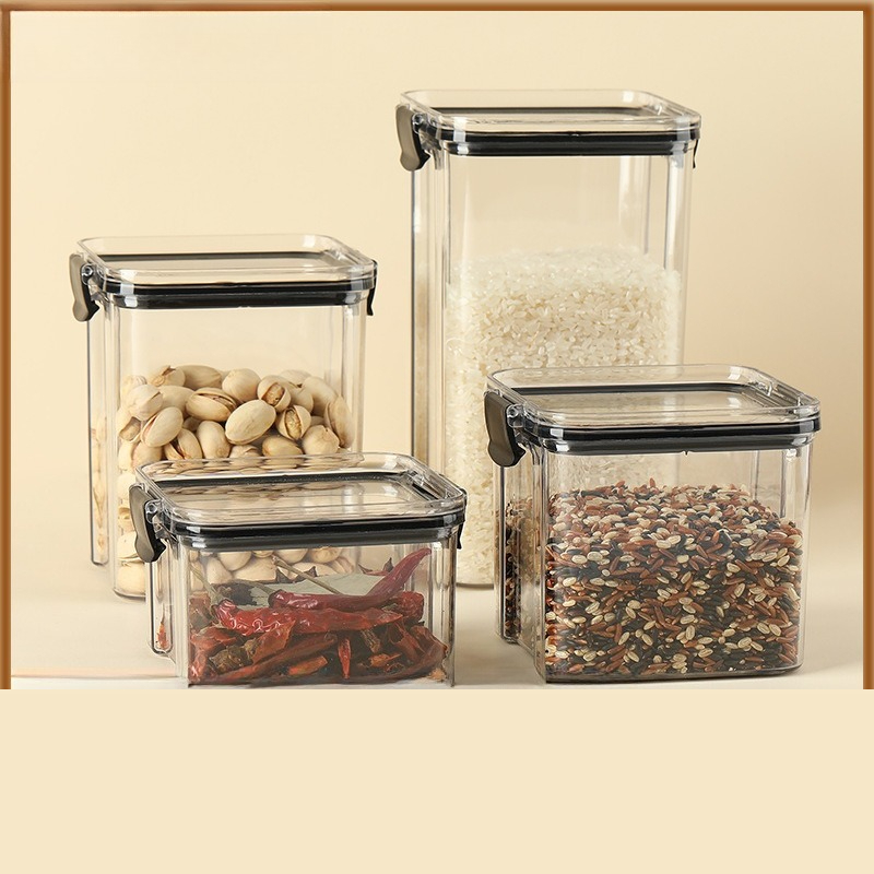1個入り、厚みのある透明プラスチック製、密閉式の保存容器。お - Food Storage Containers のレビューと価格