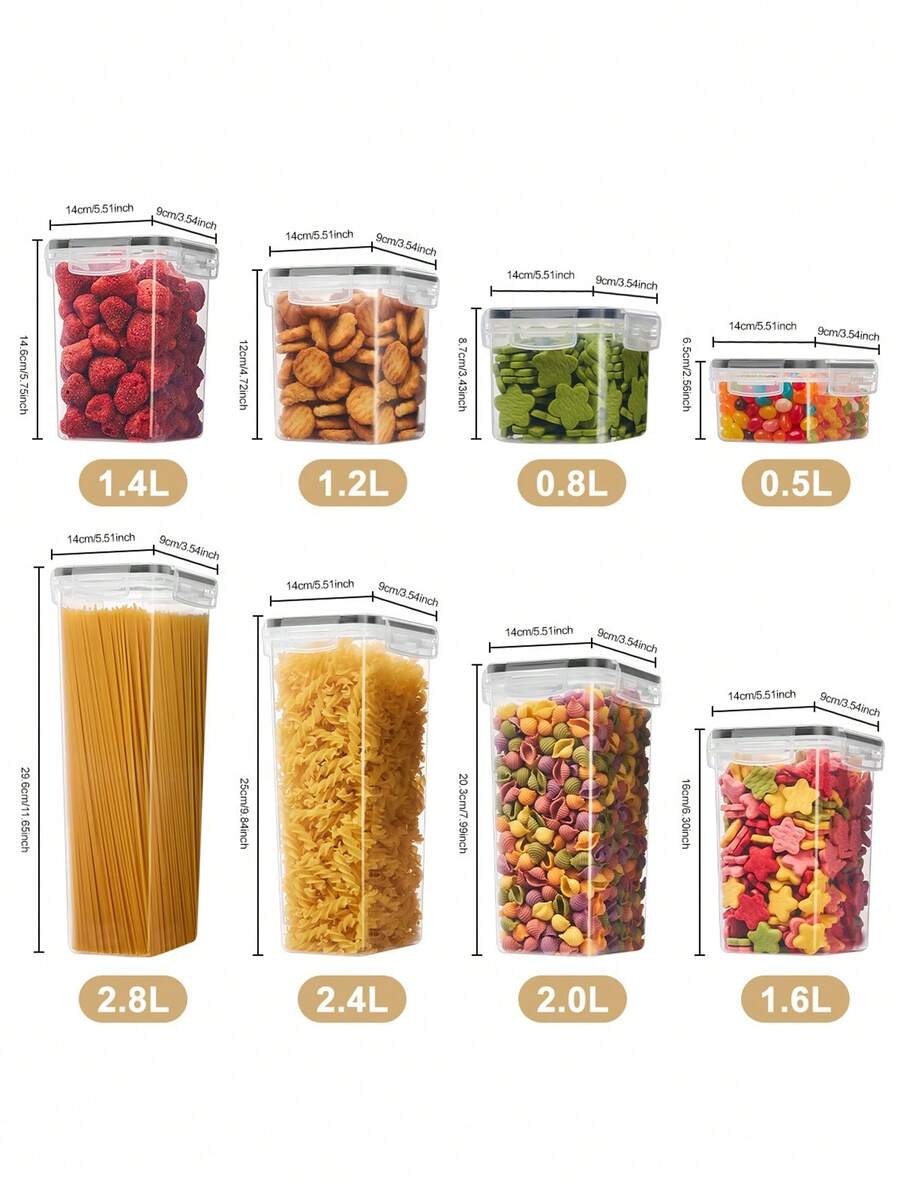 密閉式の食品保存容器24個入りセット（蓋付き）- キッチンの - Food Storage Labels のレビューと価格