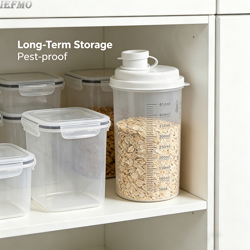 蓋付き気密食品保存容器 砂糖ディスペンサー 黒糖・塩・小麦粉 - Food Storage Containers のレビューと価格
