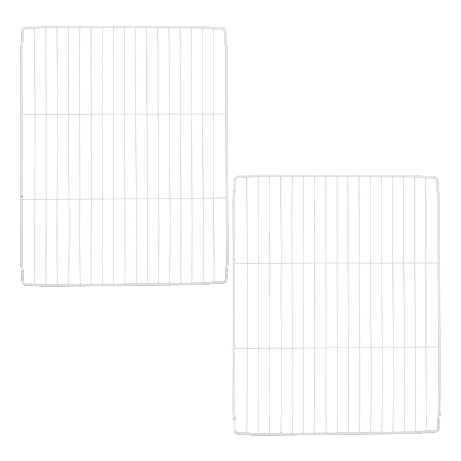 冷蔵庫用ワイヤー仕切り2個入り。金属製で、チェスト型冷凍庫や - Food Storage With Dividers のレビューと価格