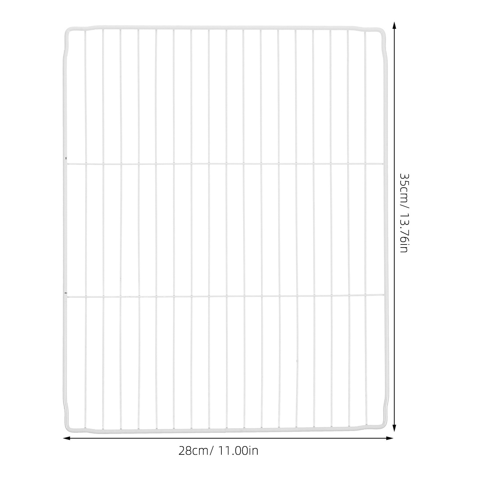 冷蔵庫用ワイヤー仕切り2個入り。金属製で、チェスト型冷凍庫や - Food Storage With Dividers のレビューと価格