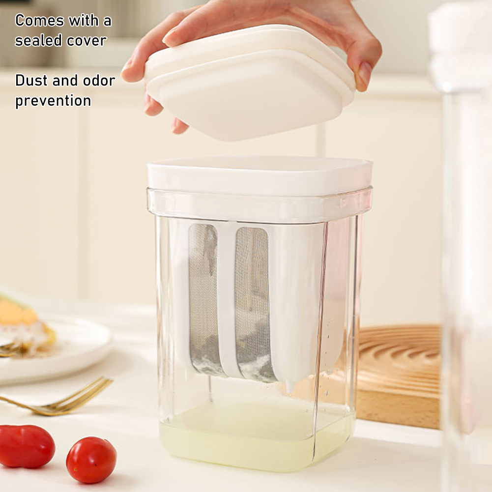 2 in 1 ギリシャヨーグルトメーカーストレーナー 自家製 - Food Storage With Dividers のレビューと価格