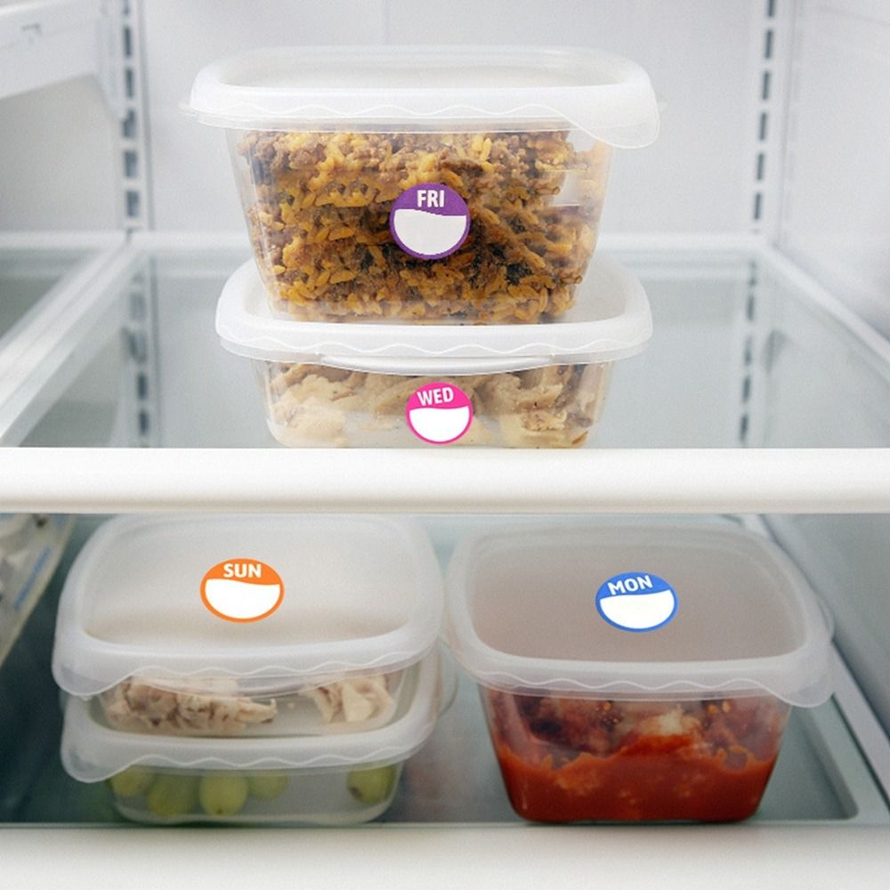 新しい紙製ウィークステッカー 500枚入り 自己粘着日付ステ - Food Storage Labels のレビューと価格